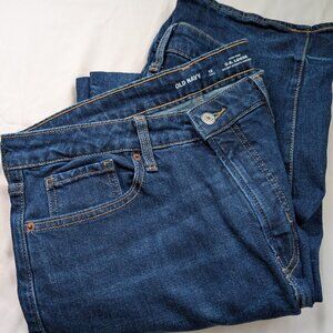 Old Navy High-Rise Dark Wash OG Loose Women's Jeans Size 12 Tall